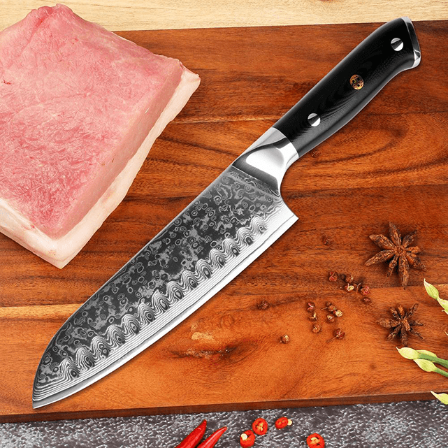 Akarui Santoku Knife – Cherrywood Essence