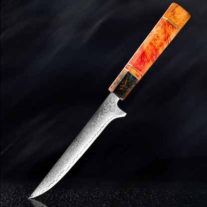 Katanami Handmade Japanese Damascus Chef Knife – Sunset Ember Edition