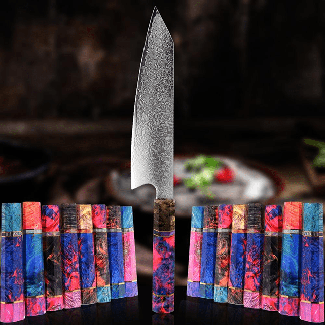 Kiritsuke Japanese Damascus Knife – Imperial Blade Edition