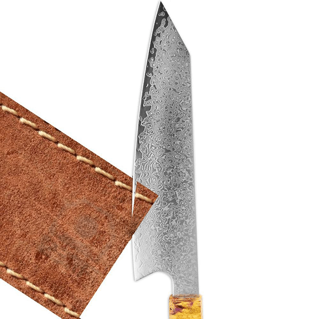 Kiritsuke Japanese Damascus Knife – Imperial Blade Edition