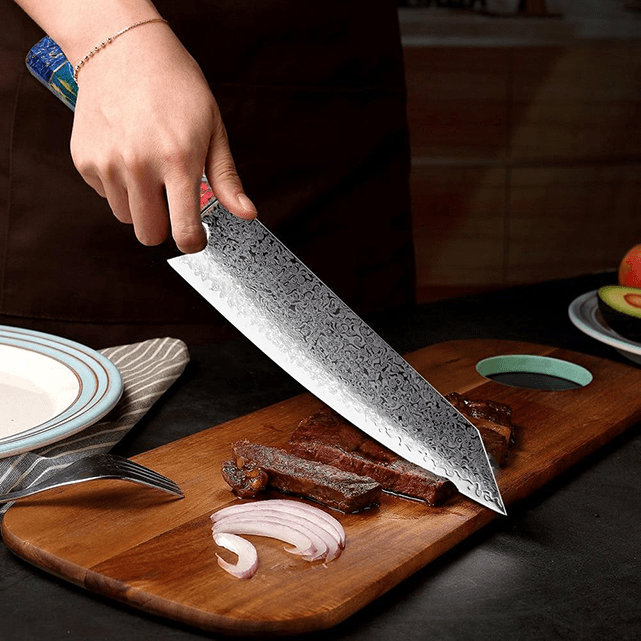 Kiritsuke Japanese Damascus Knife – Imperial Blade Edition