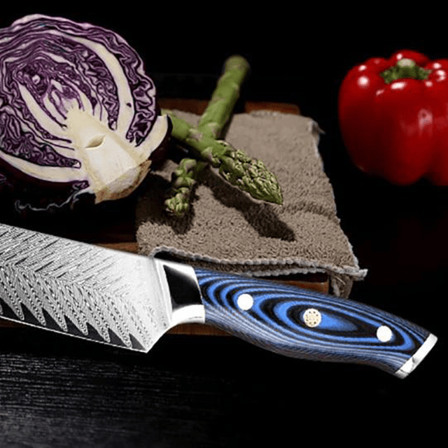 Mabayui  8" VG10 Gyuto Chef Knife – Midnight Blue Edition