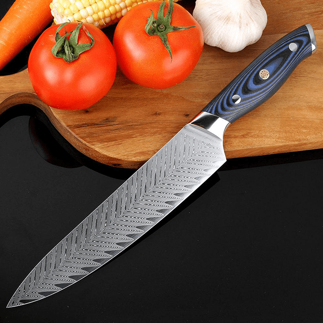 Mabayui  8" VG10 Gyuto Chef Knife – Midnight Blue Edition