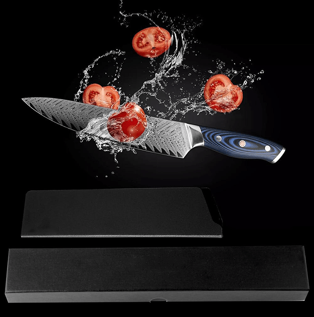 Mabayui  8" VG10 Gyuto Chef Knife – Midnight Blue Edition