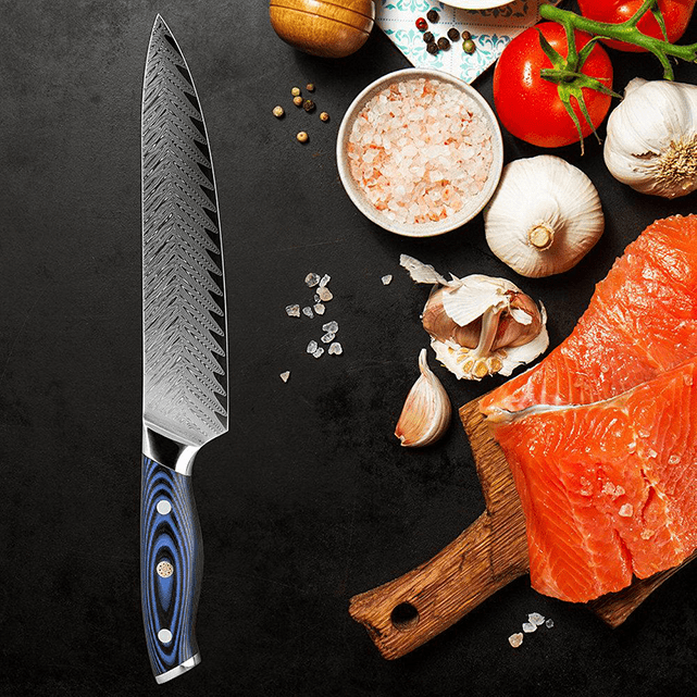 Mabayui  8" VG10 Gyuto Chef Knife – Midnight Blue Edition