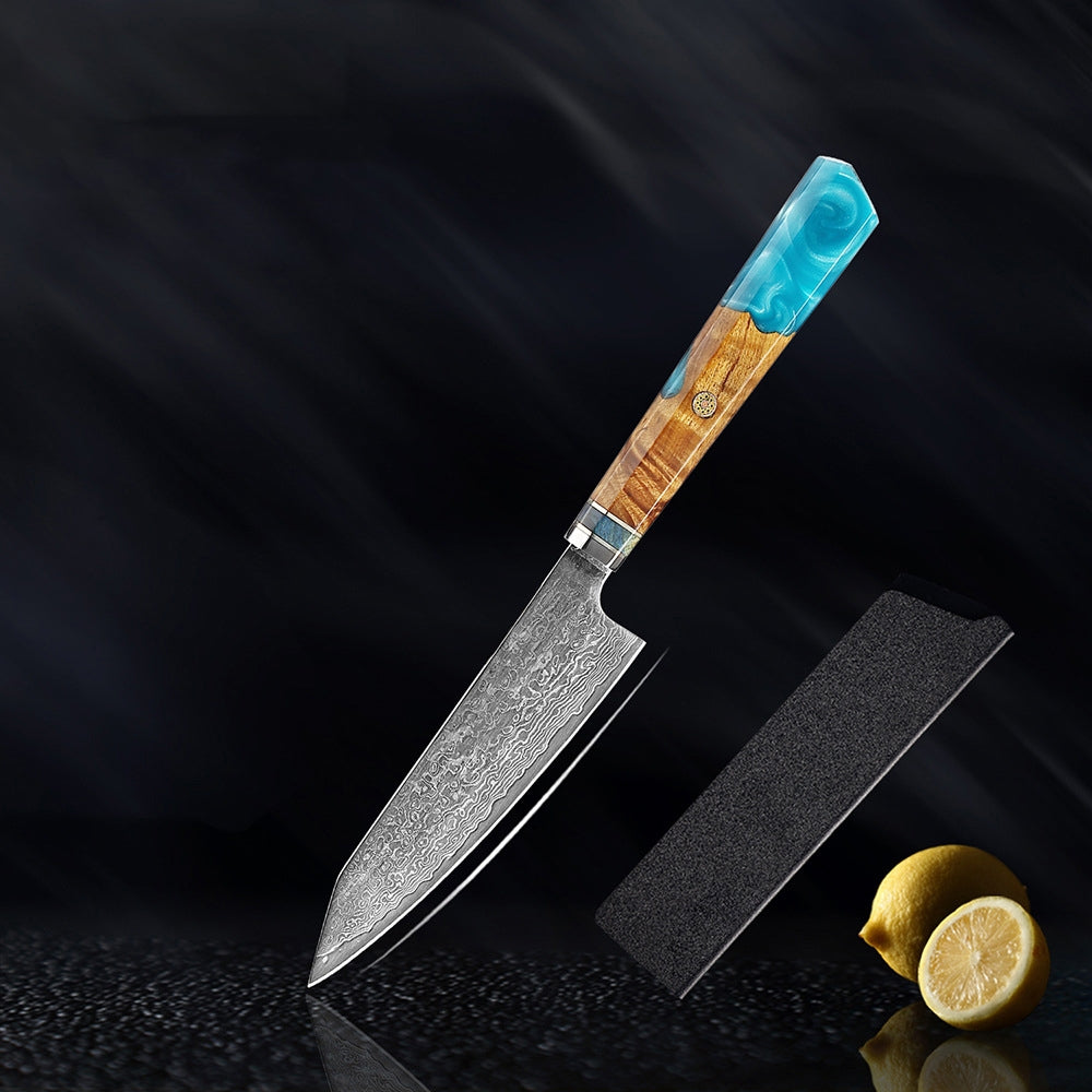 Seiki Premium Japanese Damascus Knife – Skyborn Blue Edition