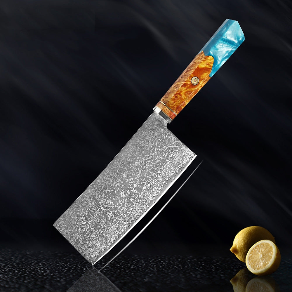 Seiki Premium Japanese Damascus Knife – Skyborn Blue Edition