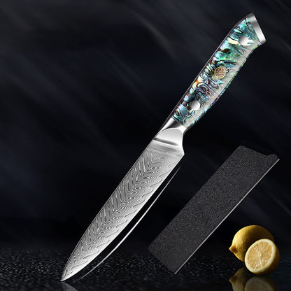 Okugai Damascus Kitchen Knife – Ocean Pearl Edition