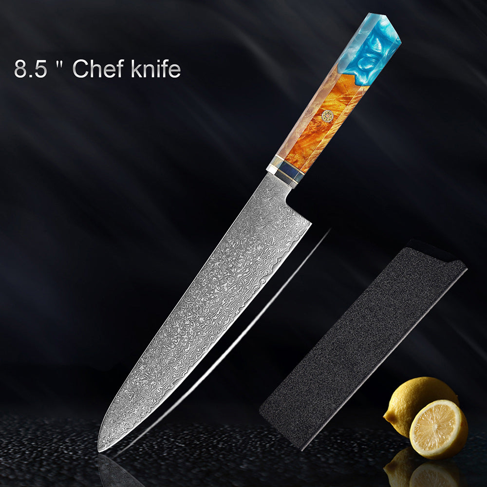 Seiki Premium Japanese Damascus Knife – Skyborn Blue Edition