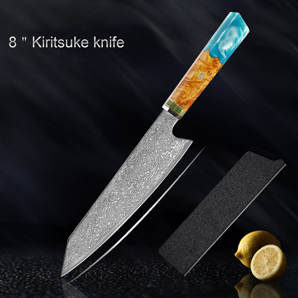 Seiki Premium Japanese Damascus Knife – Skyborn Blue Edition