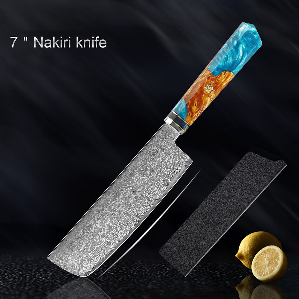 Seiki Premium Japanese Damascus Knife – Skyborn Blue Edition