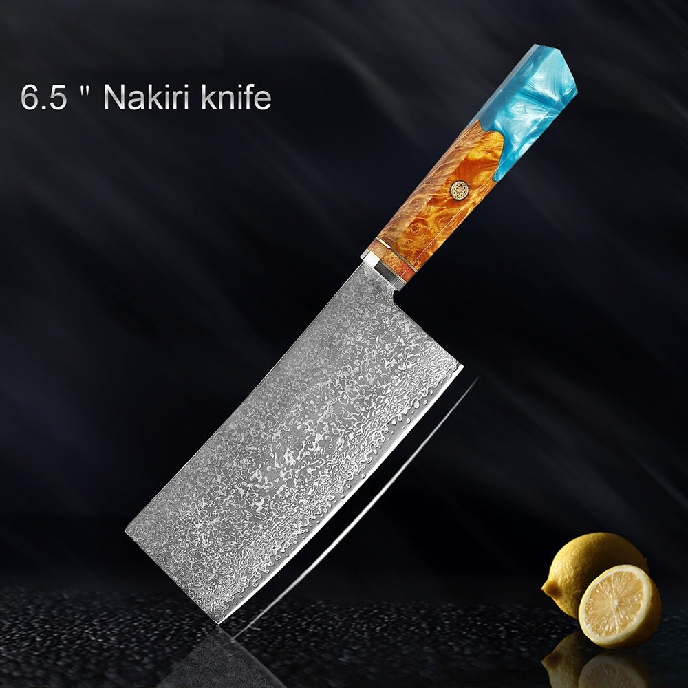 Seiki Premium Japanese Damascus Knife – Skyborn Blue Edition