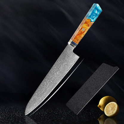 Seiki Premium Japanese Damascus Knife – Skyborn Blue Edition