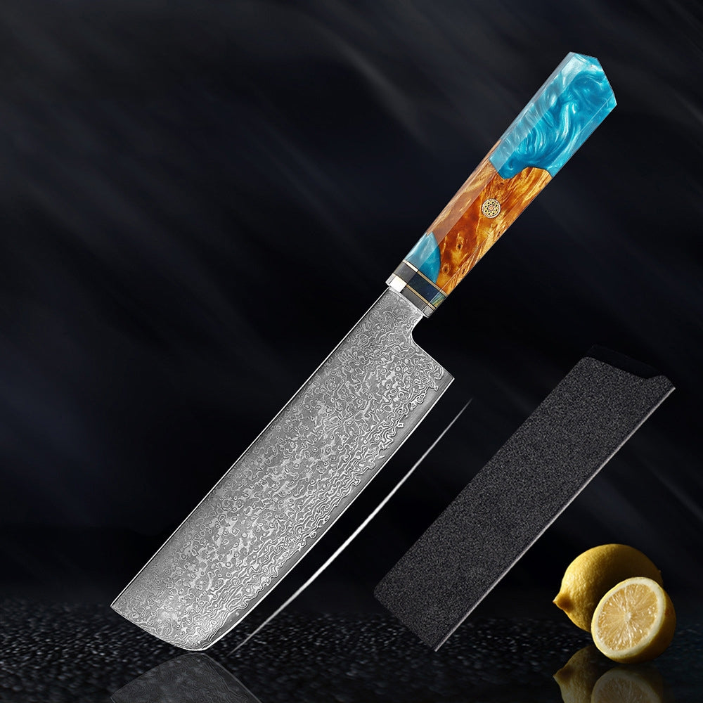 Seiki Premium Japanese Damascus Knife – Skyborn Blue Edition